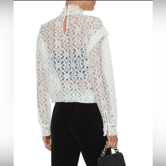 Sandro Colette lace blouse NWT size L - Picture 2 of 9